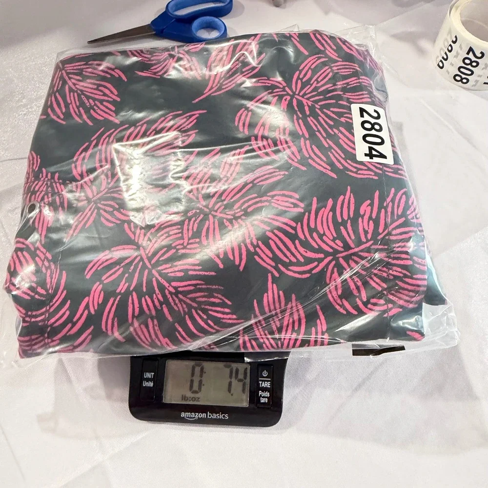 NWT Rodd & Gunn Fall Cove Swim Short Fuchsia Palm Leaf Print Mesh Lined 2XL
